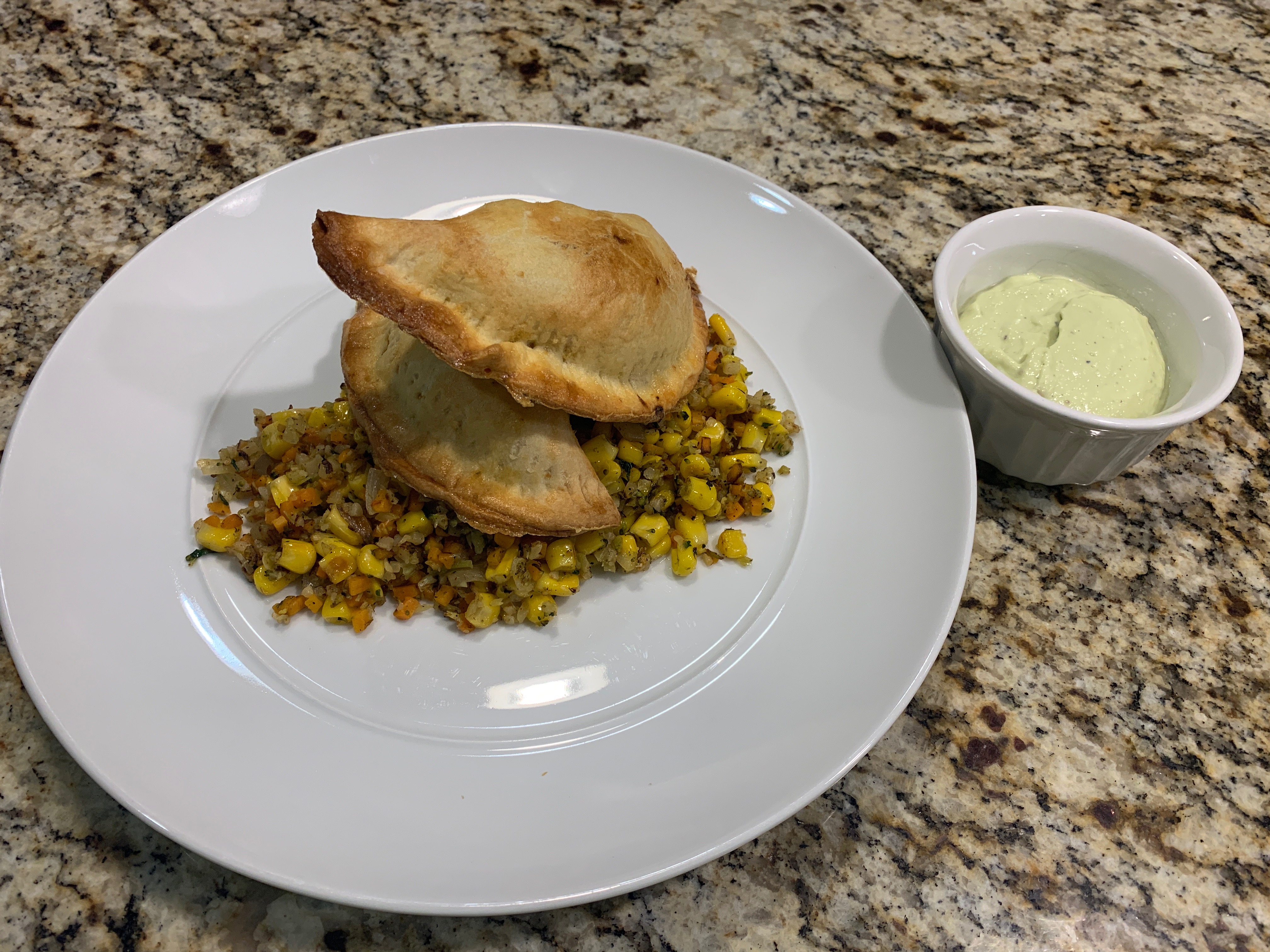 Shredded Chicken and Pepper Empanadas